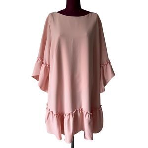 chinese dress ladies Chic Allure Floral Velvet Burnout Long Sleeve Mini Dress main image 1